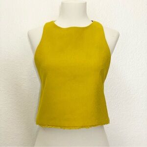 Zara Yellow Sleeveless Top